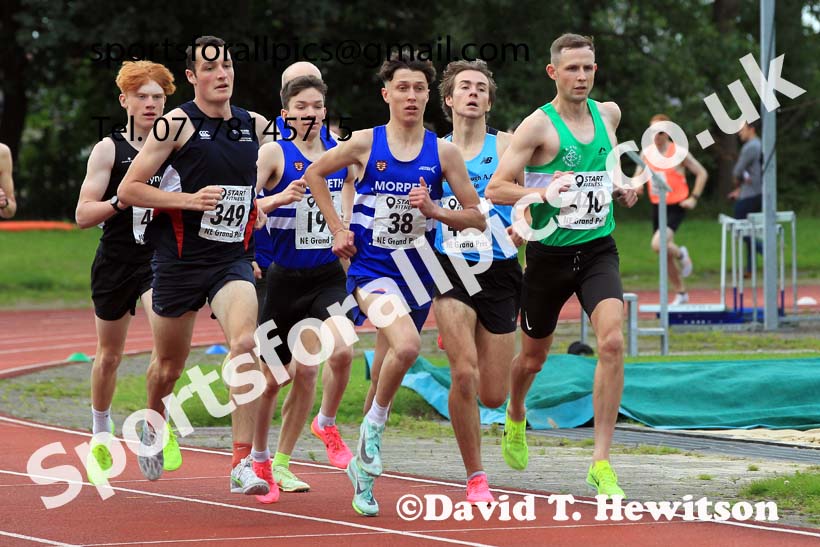 1500 metres, 2023 NEGP 5 Monkton, Wed, July 26th. Photo: David T. Hewitson/Sports for All Pics